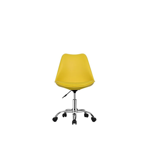 Pair of Urban Swivel Chairs Yellow