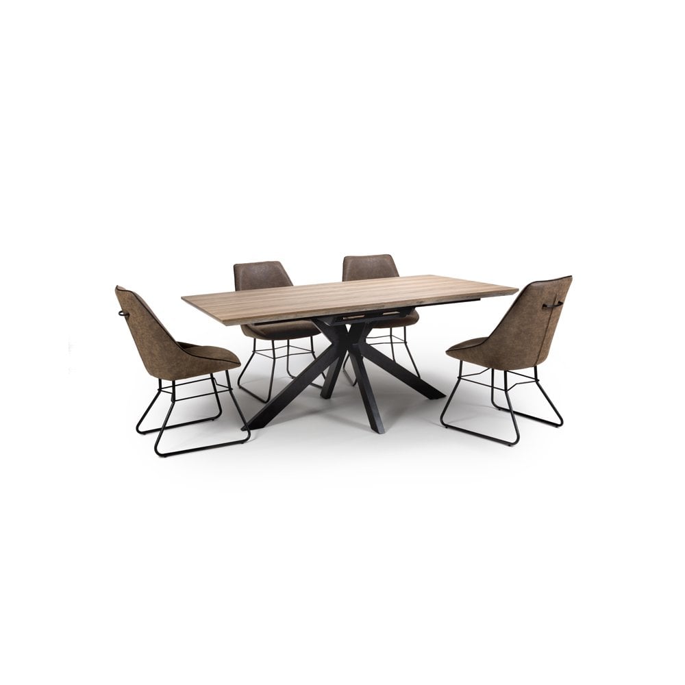 Manhattan Extending Table 1800-2200mm Light Walnut