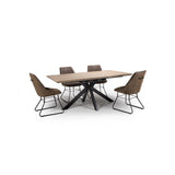 Manhattan Extending Table 1800-2200mm Light Walnut