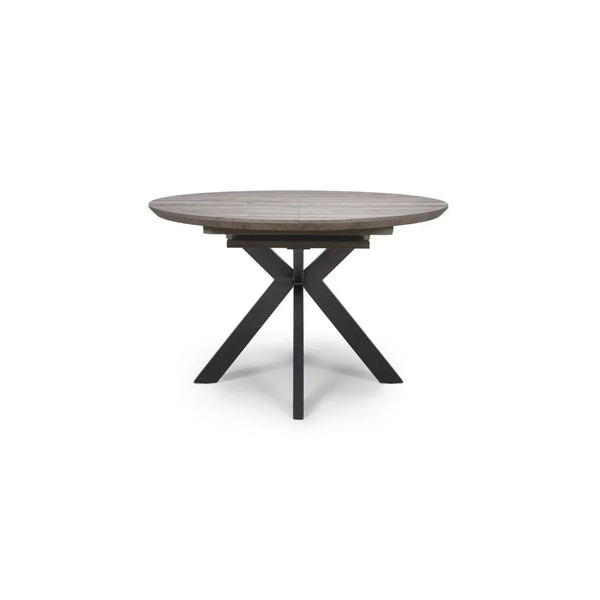 Manhattan Extending Round Table 1200-1600mm Grey