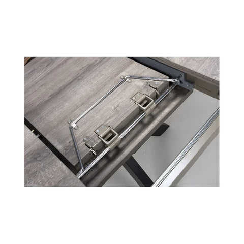 Manhattan Extending Round Table 1200-1600mm Grey