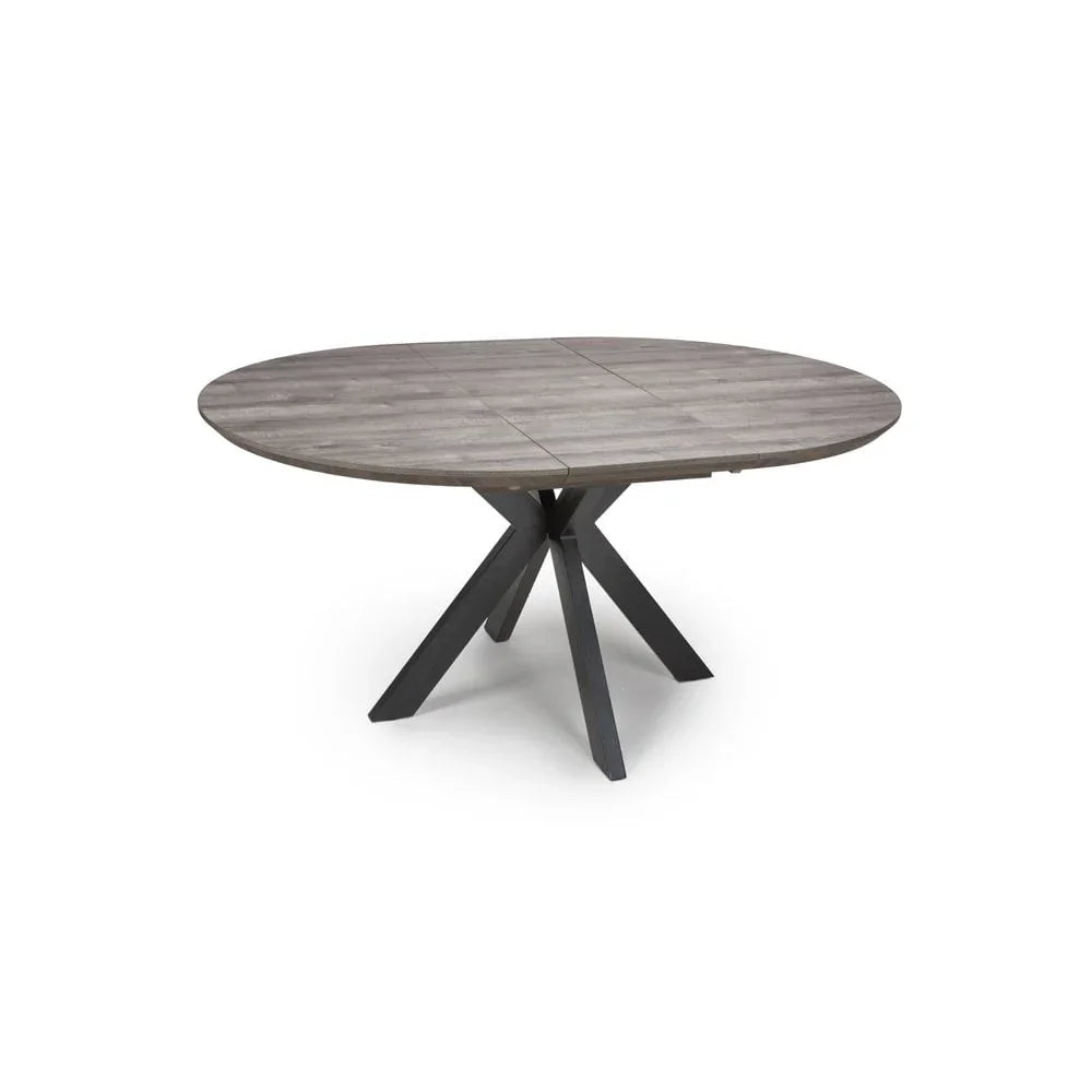 Manhattan Extending Round Table 1200-1600mm Grey