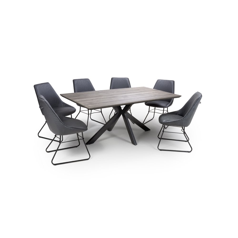 Manhattan Dining Table 1800mm Grey