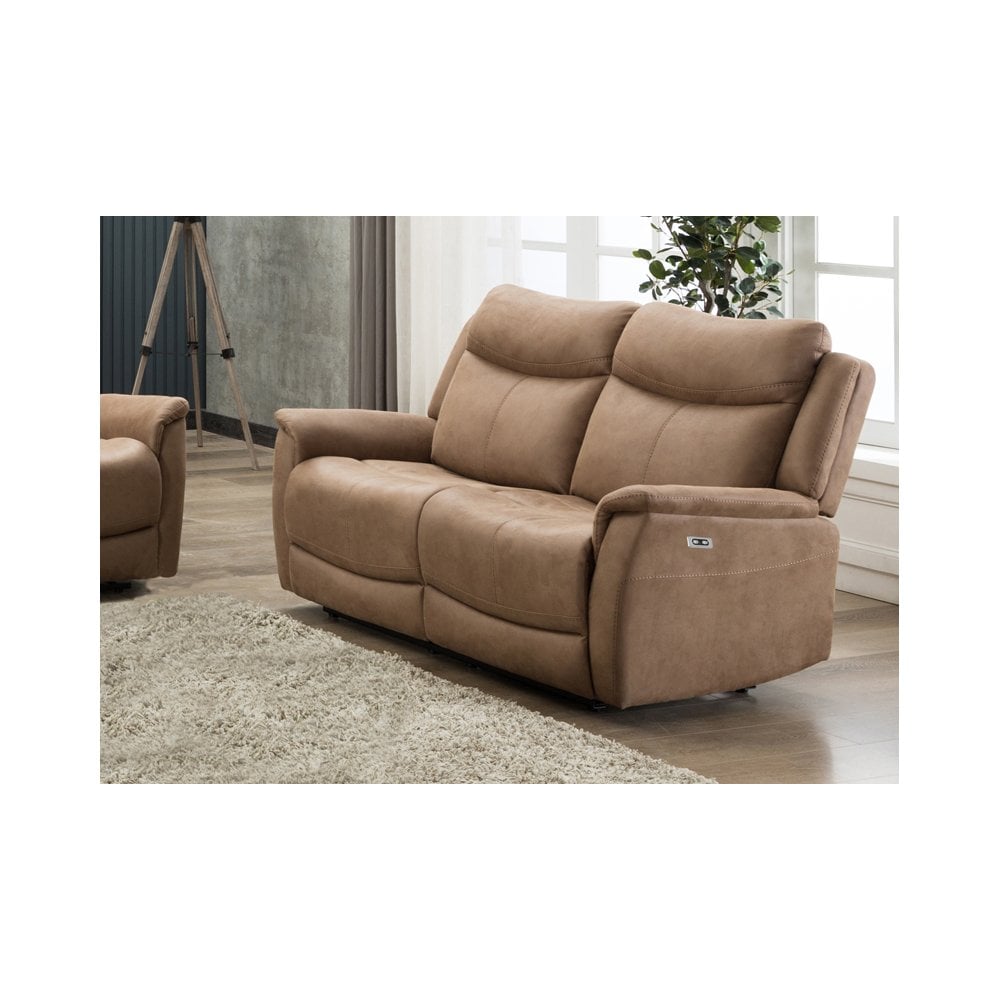 Arizona 2 Seater Recliner Caramel