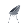 Orb Dining Chair Grey Velvet