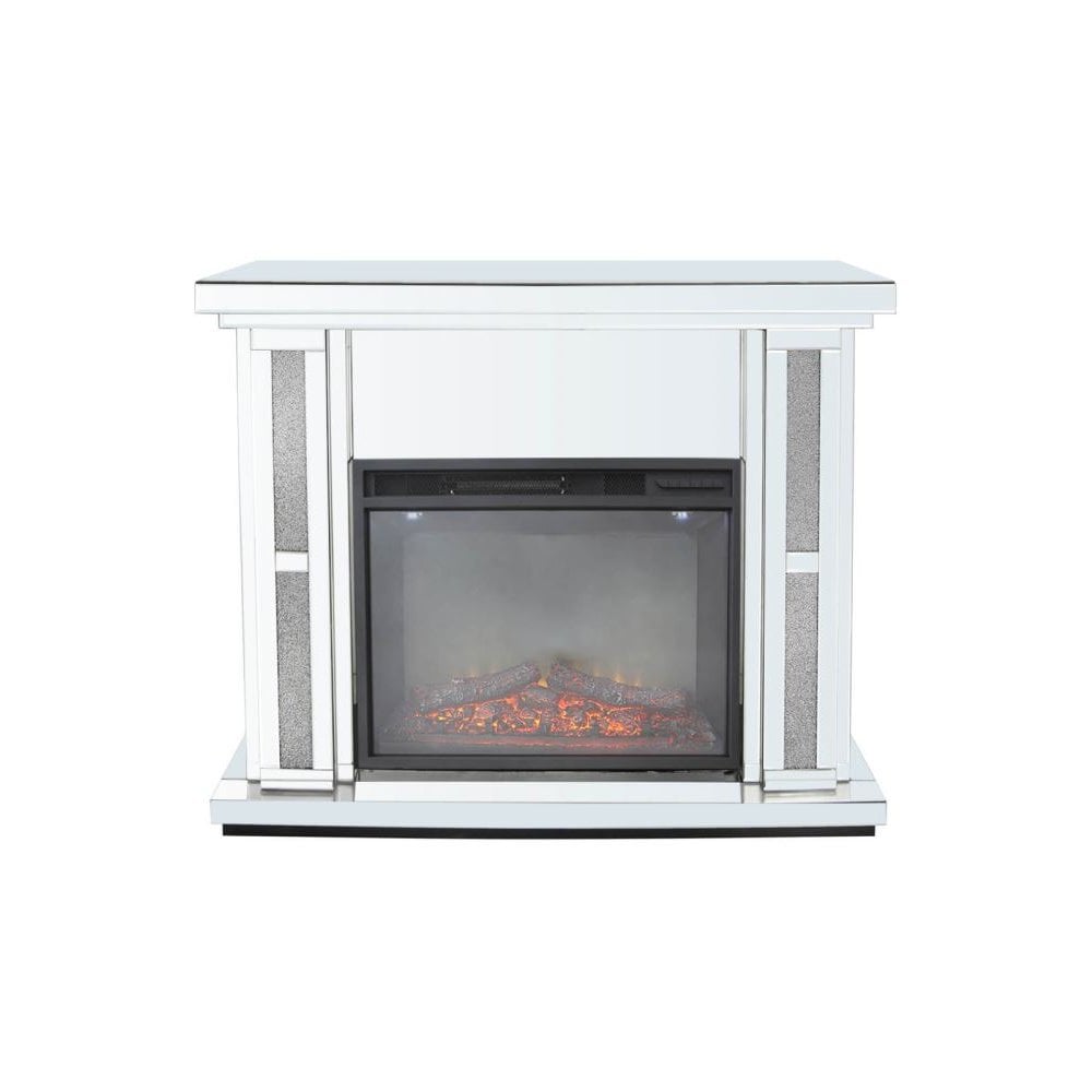 Large Milano Mirror Fire Surround - Fire Not Included