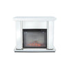 Large White Manhattan White Fire Surround-Fire Not Include