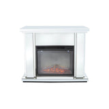Large White Manhattan White Fire Surround-Fire Not Include