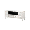 Hampton Beach Entertainment Unit Washed Ash And Mirror