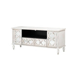 Hampton Beach Entertainment Unit Washed Ash And Mirror