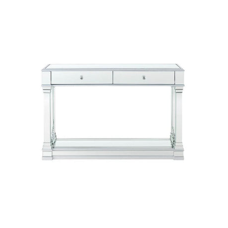 Athena 120cm Mirror Console Table Silver