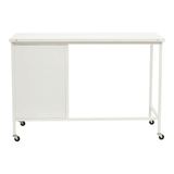 Marshall Three Drawer White Desk