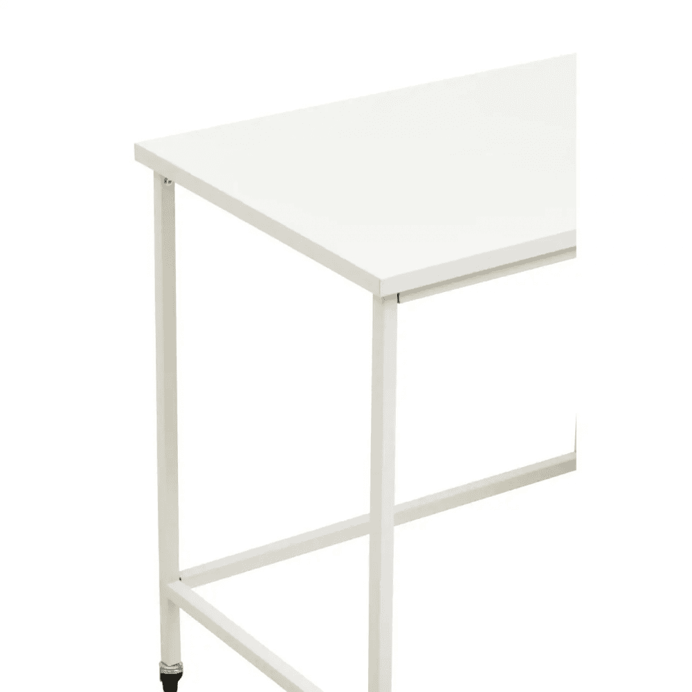 Marshall Three Drawer White Desk