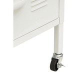 Marshall Three Drawer White Desk