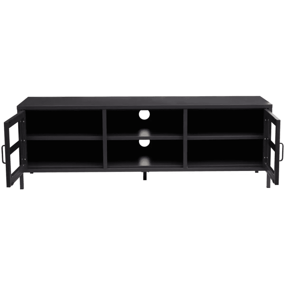 Ciel Two Door Black Media Unit