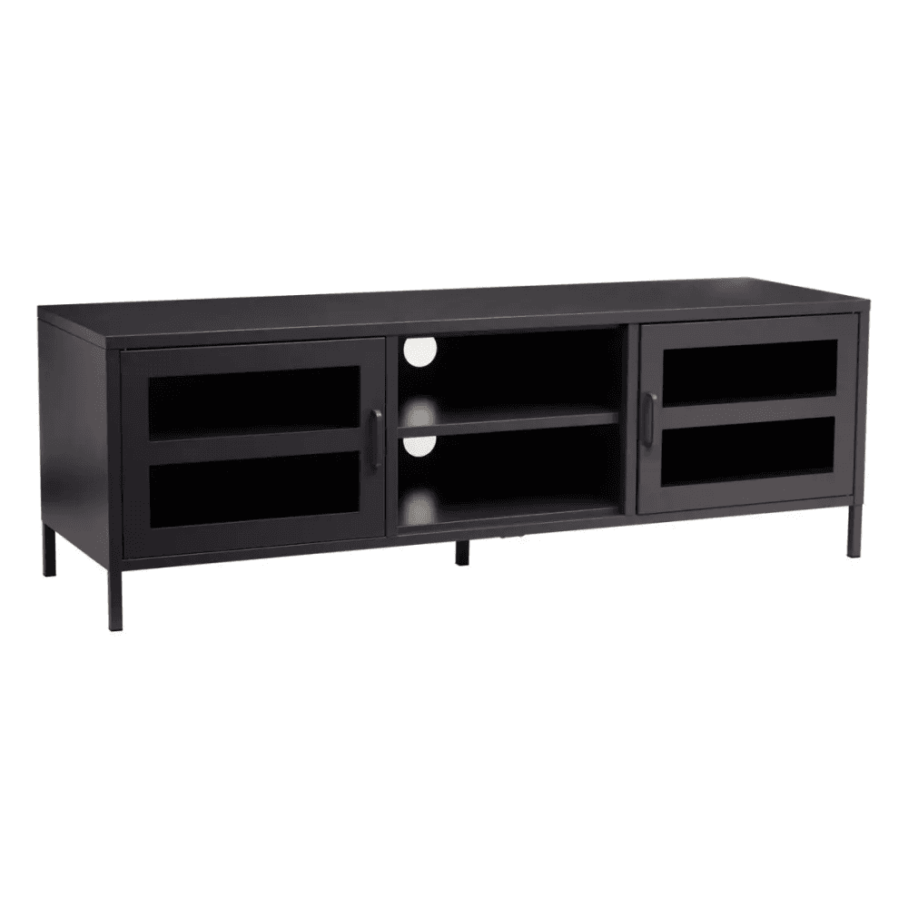 Ciel Two Door Black Media Unit