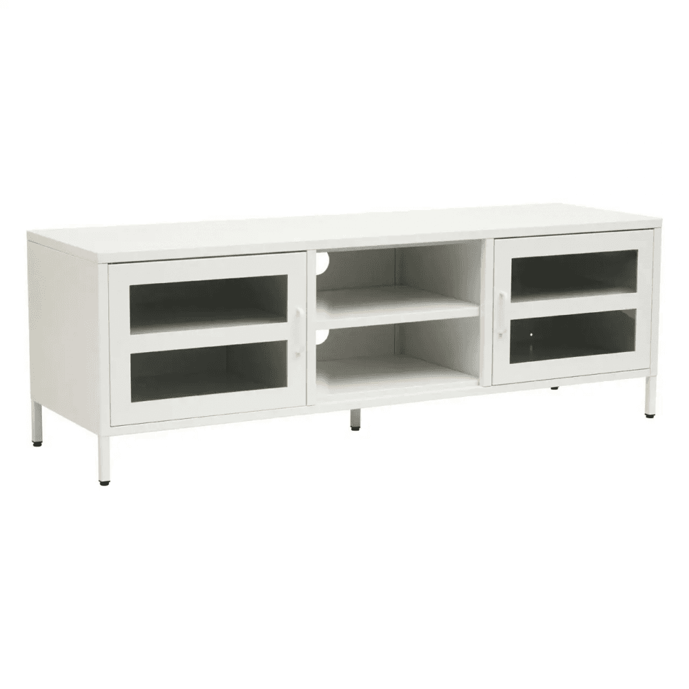Ciel Two Door White Media Unit