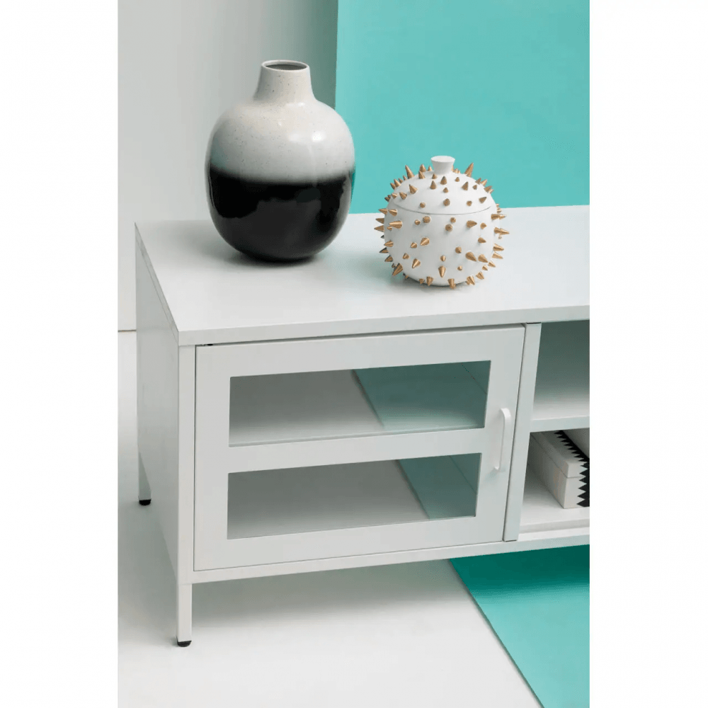 Ciel Two Door White Media Unit