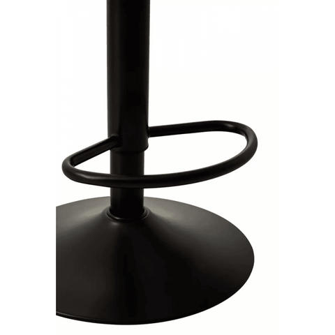 Elara Acrylic and Black Metal Bar Stool