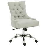 Marcella Natural Velvet Home Office Chair