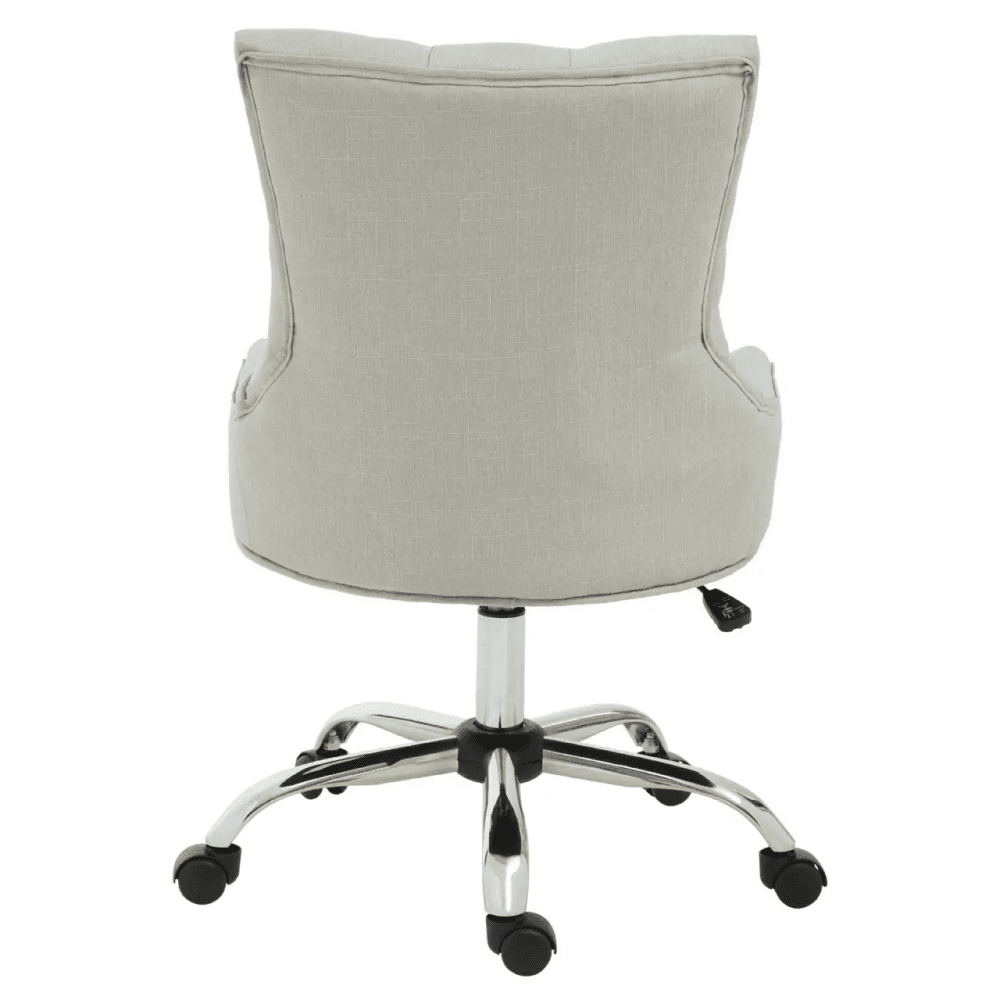 Marcella Natural Velvet Home Office Chair
