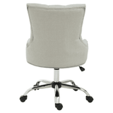 Marcella Natural Velvet Home Office Chair