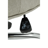 Marcella Natural Velvet Home Office Chair