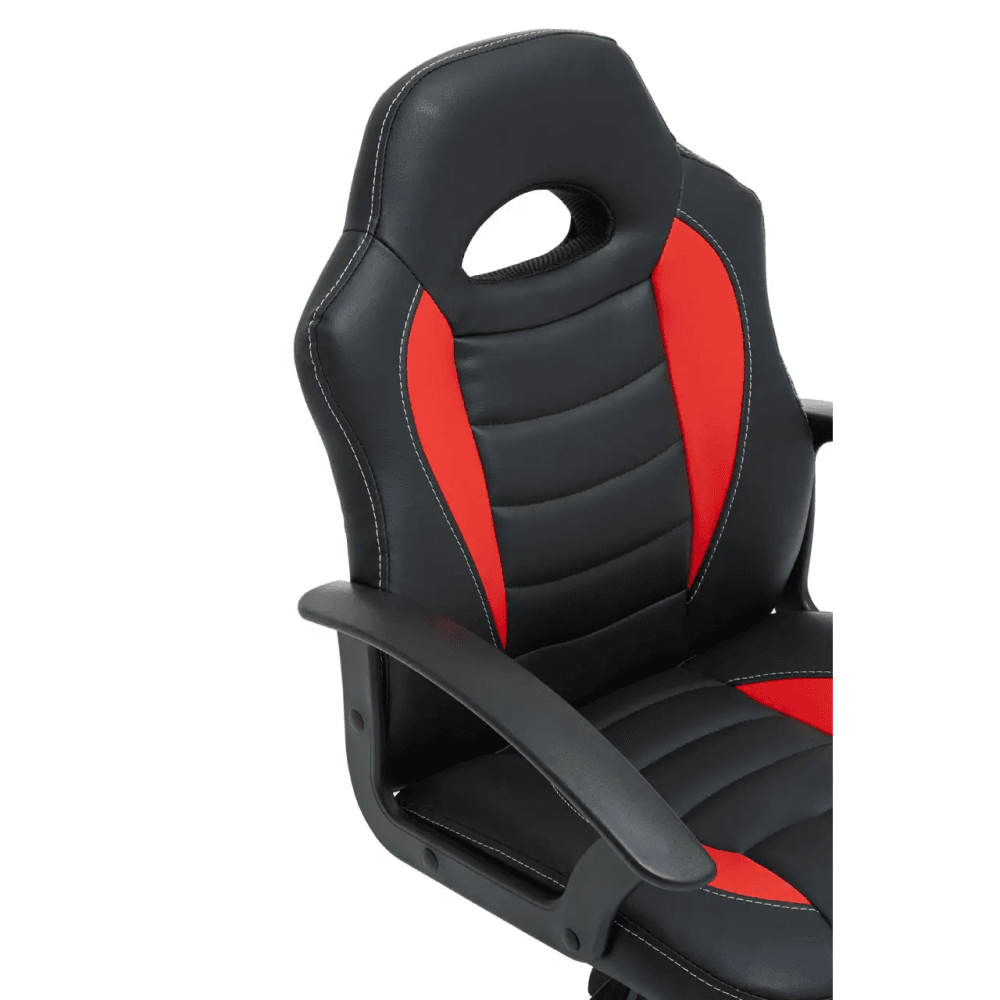 Mason Black And Red PU Home Office Chair