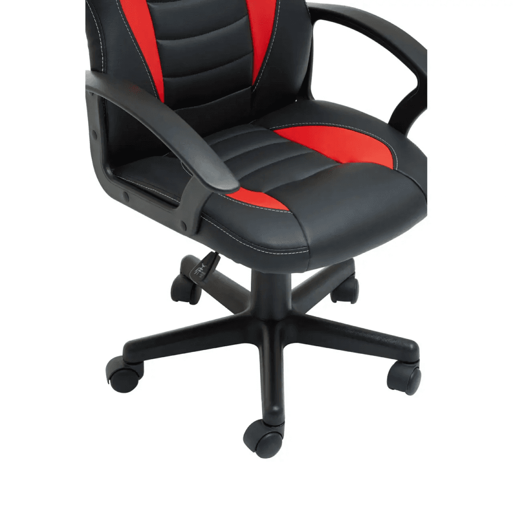 Mason Black And Red PU Home Office Chair