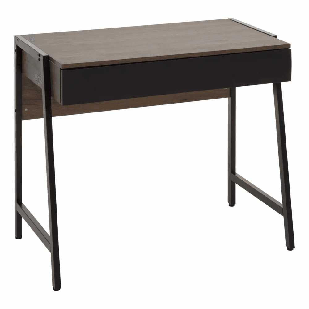 Hawthorn Dark Oak Veneer Desk