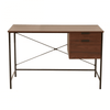Hawthorn Dark Walnut Veneer Desk With Drawers