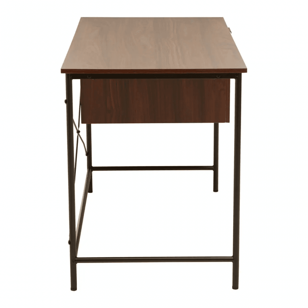 Hawthorn Dark Walnut Veneer Desk With Drawers