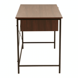 Hawthorn Dark Walnut Veneer Desk With Drawers