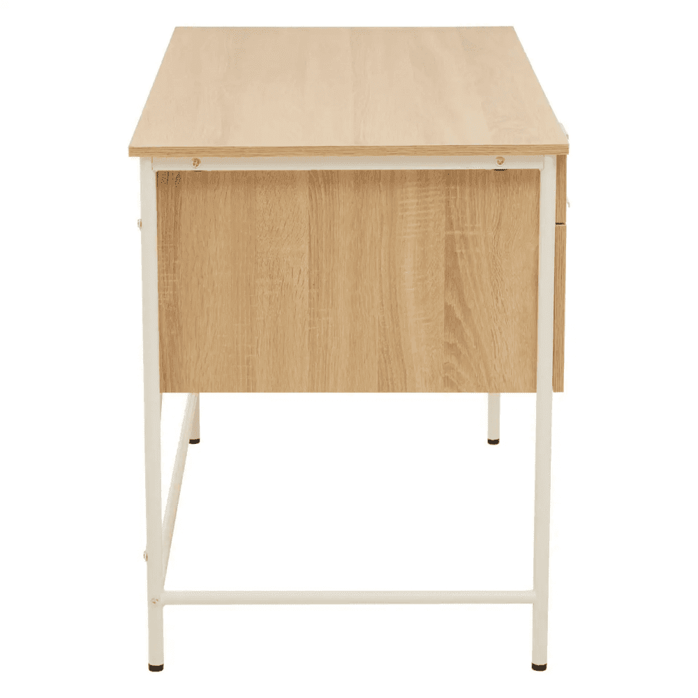 Hawthorn Natural Oak Veneer Desk With Drawers