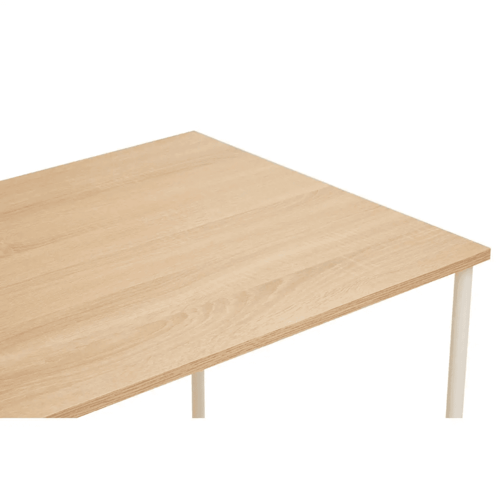 Hawthorn Natural Oak Veneer Desk With Drawers