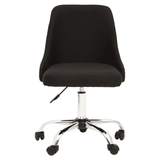 Metro Black And Chrome Home Office Chair