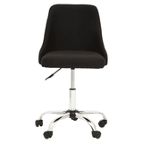 Metro Black And Chrome Home Office Chair
