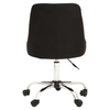Metro Black And Chrome Home Office Chair