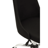 Metro Black And Chrome Home Office Chair
