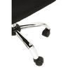 Metro Black And Chrome Home Office Chair