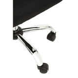 Metro Black And Chrome Home Office Chair