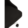 Metro Black And Chrome Home Office Chair