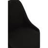 Metro Black And Chrome Home Office Chair