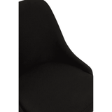 Metro Black And Chrome Home Office Chair