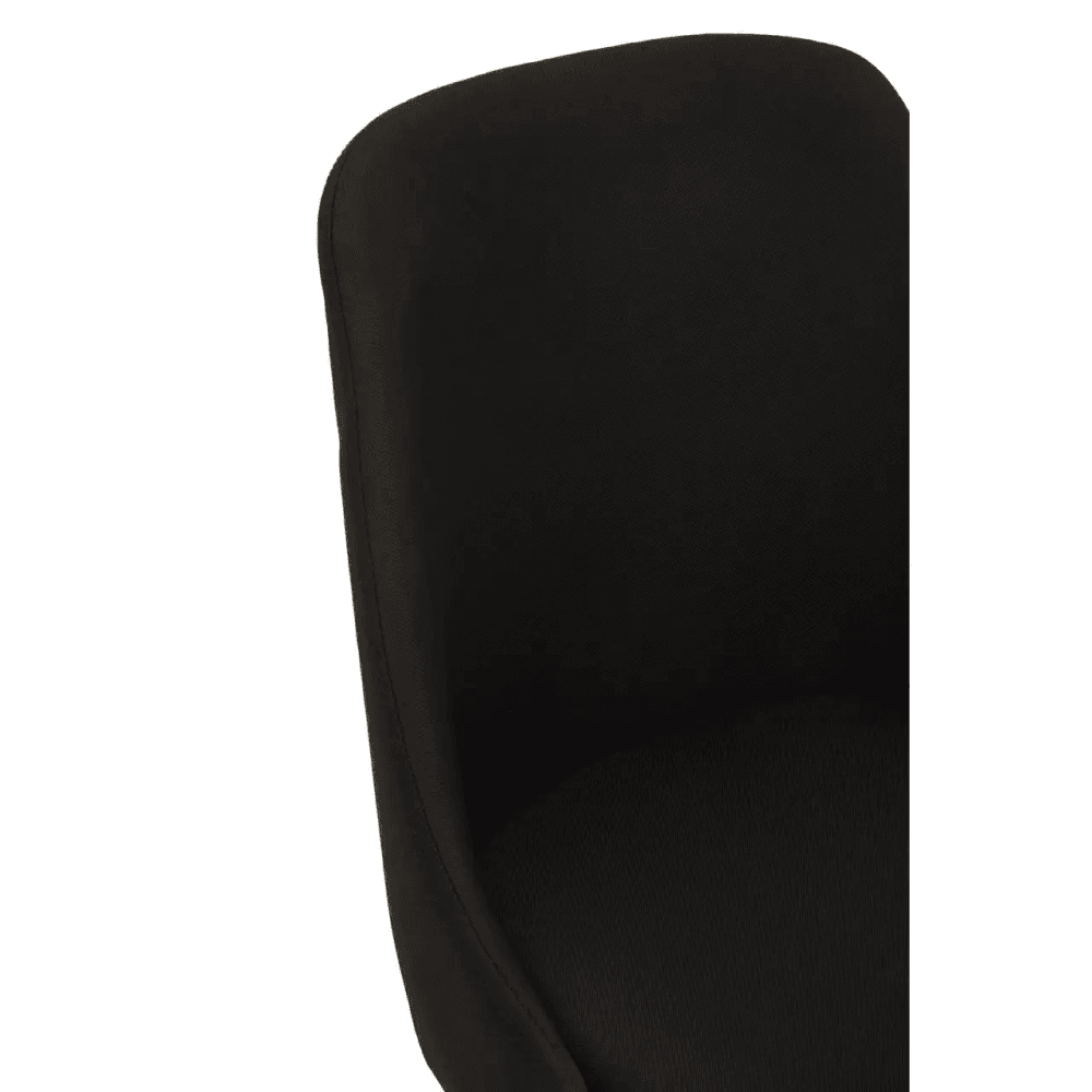 Metro Black And Chrome Home Office Chair