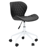 Metro Black And White Home Office Chair