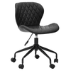 Metro Black Armless Home Office Chair