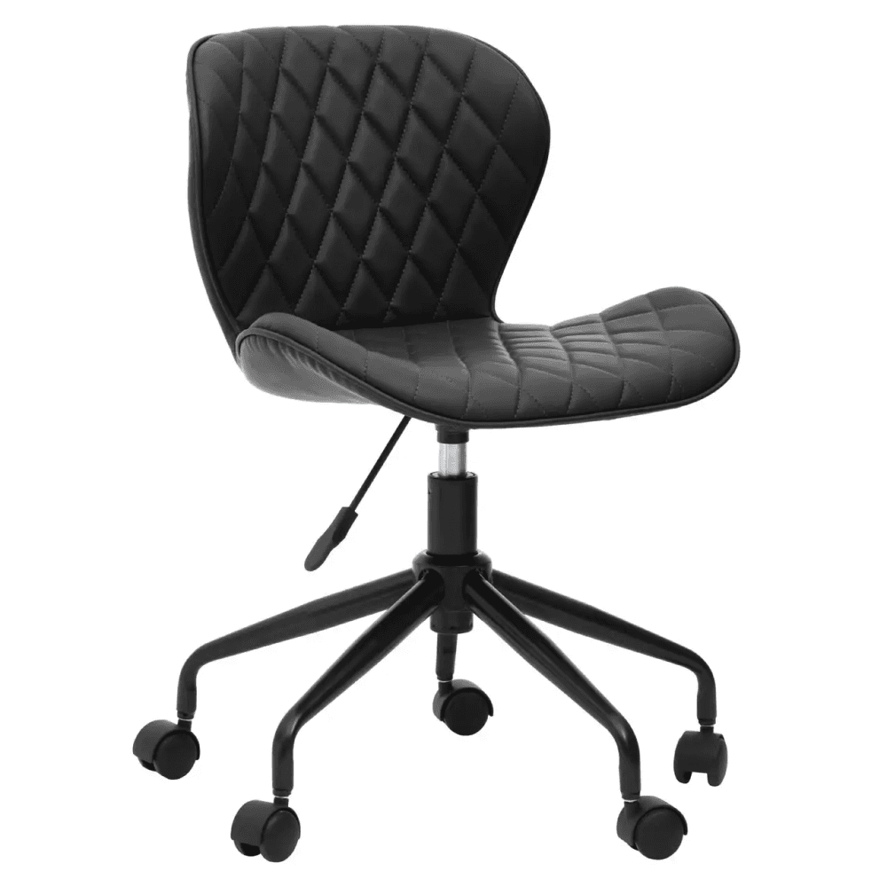 Metro Black Armless Home Office Chair