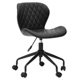 Metro Black Armless Home Office Chair