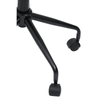 Metro Black Armless Home Office Chair